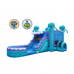 Electric Wraparound Bounce House with Slide (Wet or DRY)