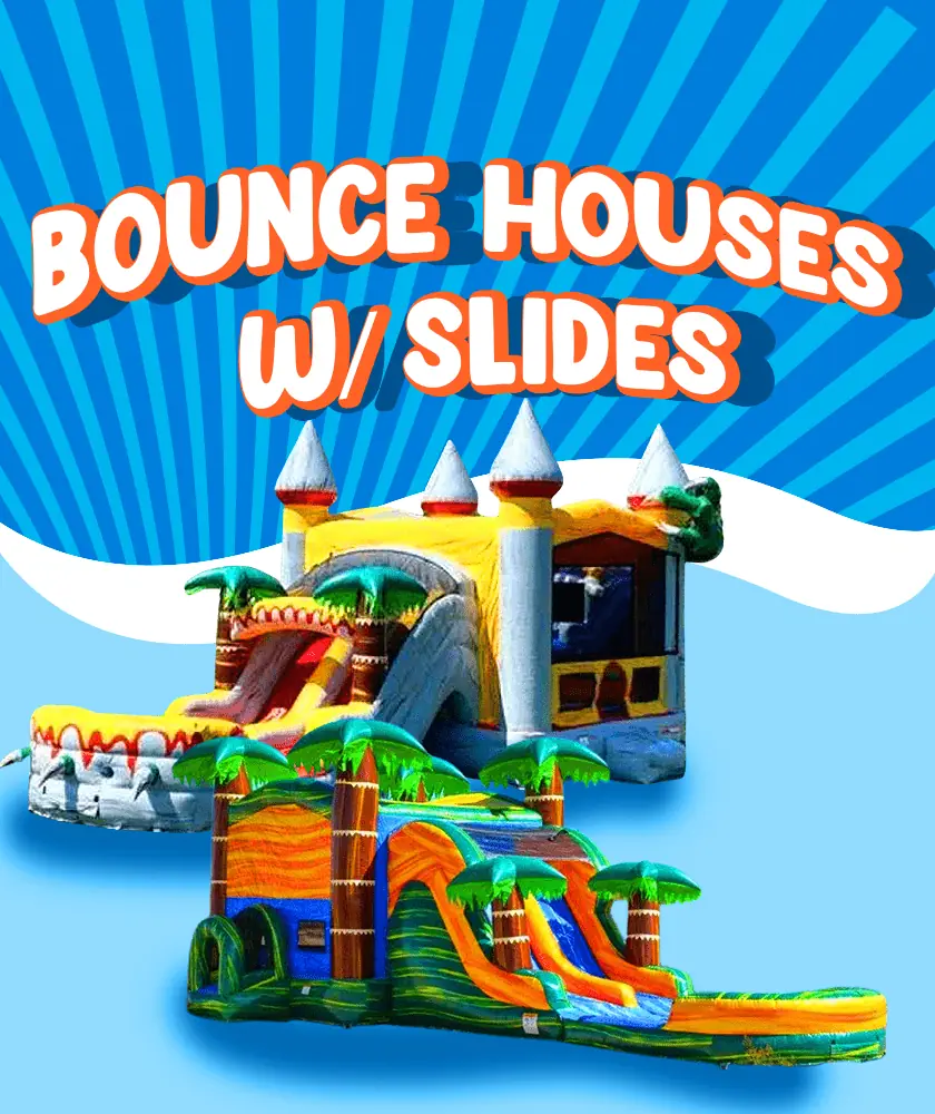bounce house w/slides rental